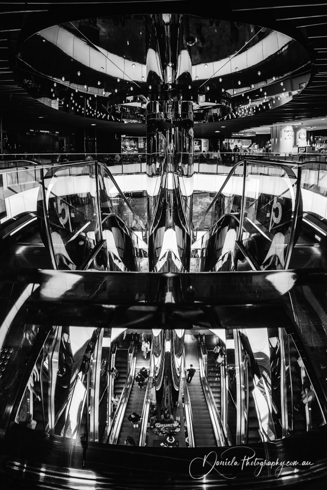 Australia -Sydney City Pitt Street Mall-Abstract Mirror World
